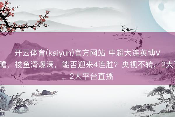 开云体育(kaiyun)官方网站 中超大连英博VS河南前瞻，梭鱼湾爆满，能否迎来4连胜？央视不转，2大平台直播